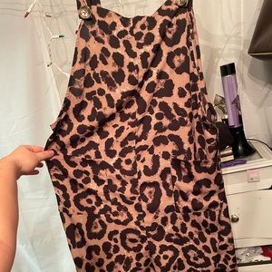 Cheetah print jumpsuit